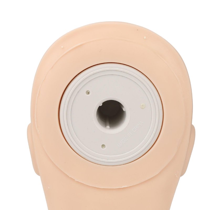 Lash Mannequin Head, Silicone 3 Layers Eyelash Practice Head High Simulation Soft Safe for Hospital