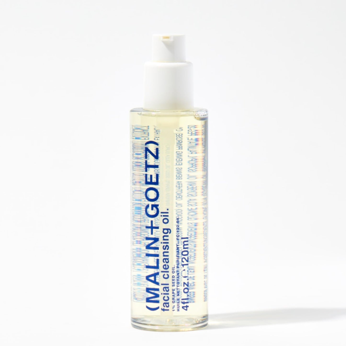MALIN+GOETZ Facial Cleansing Oil | Cleanser with Grapeseed, Avocado + Olive Oils | Removes Makeup + Impurities | Nourishes with Lavender, Eucalyptus + Vitamins A + E | Vegan + Cruelty-Free (4 Fl Oz.)