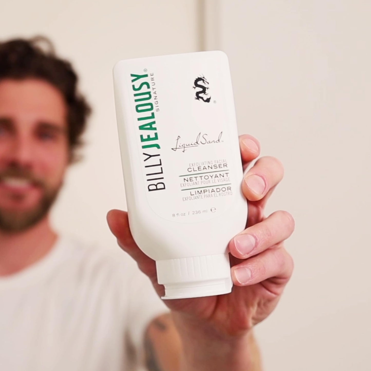 Billy Jealousy Face3Some Face Trio Vegan Mens Skin Care Kit with Travel Size Toiletries, Daily Facial Cleanser, Exfoliating Facial Cleanser and Skincare Moisturizer, Gentle Fresh Scent