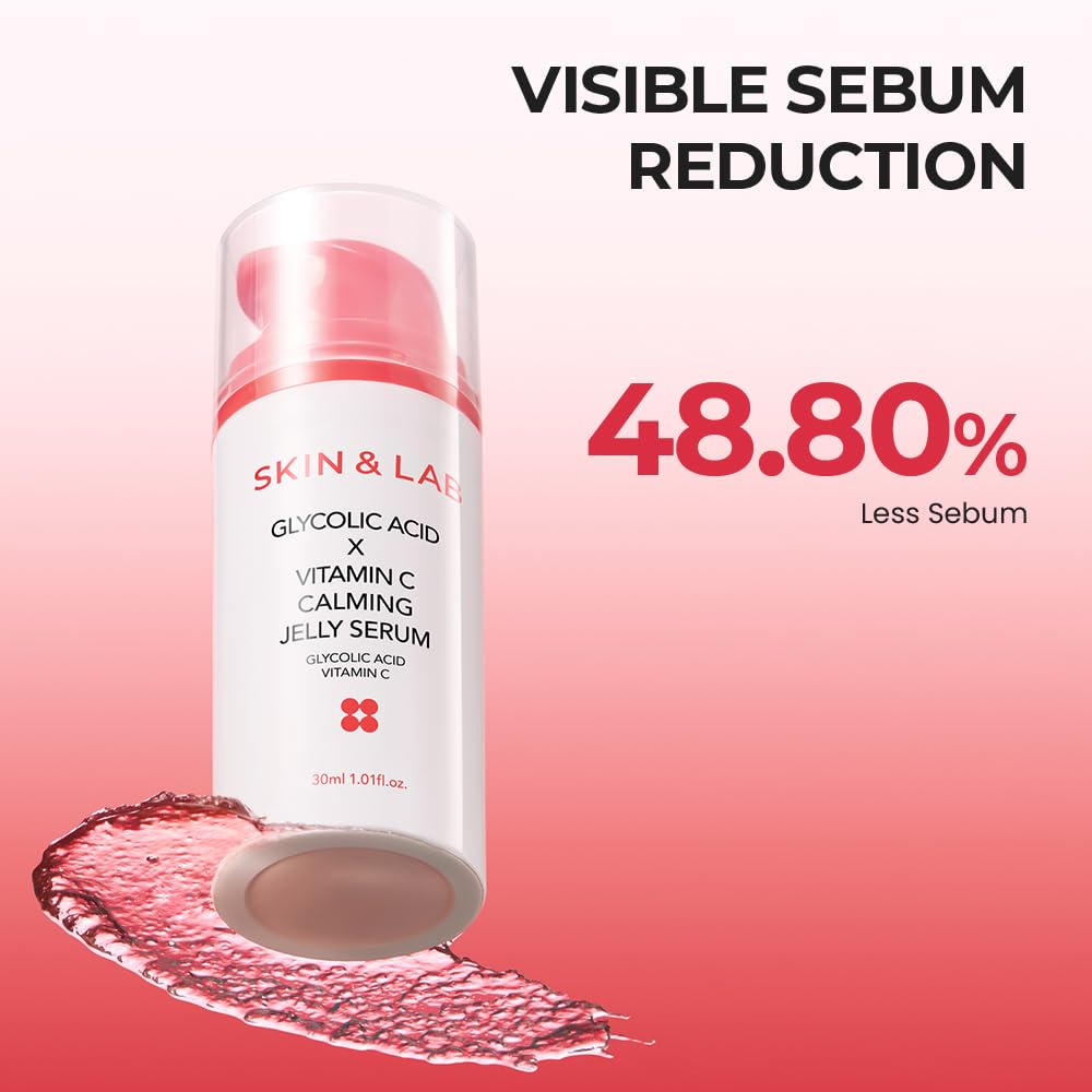 [SKIN&LAB] GLYCOLIC ACID X VITAMIN C CALMING JELLY SERUM, 1.01 fl. oz.
