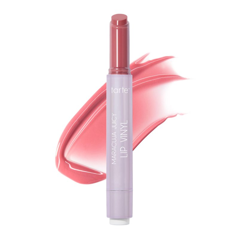 tarte maracuja juicy lip vinyl gloss – Hydrating & Volumizing Lipgloss Balm with Hyaluronic Acid, Vitamin E to Plump & Moisturize, Vegan & Cruelty-Free, full size, sheer iris