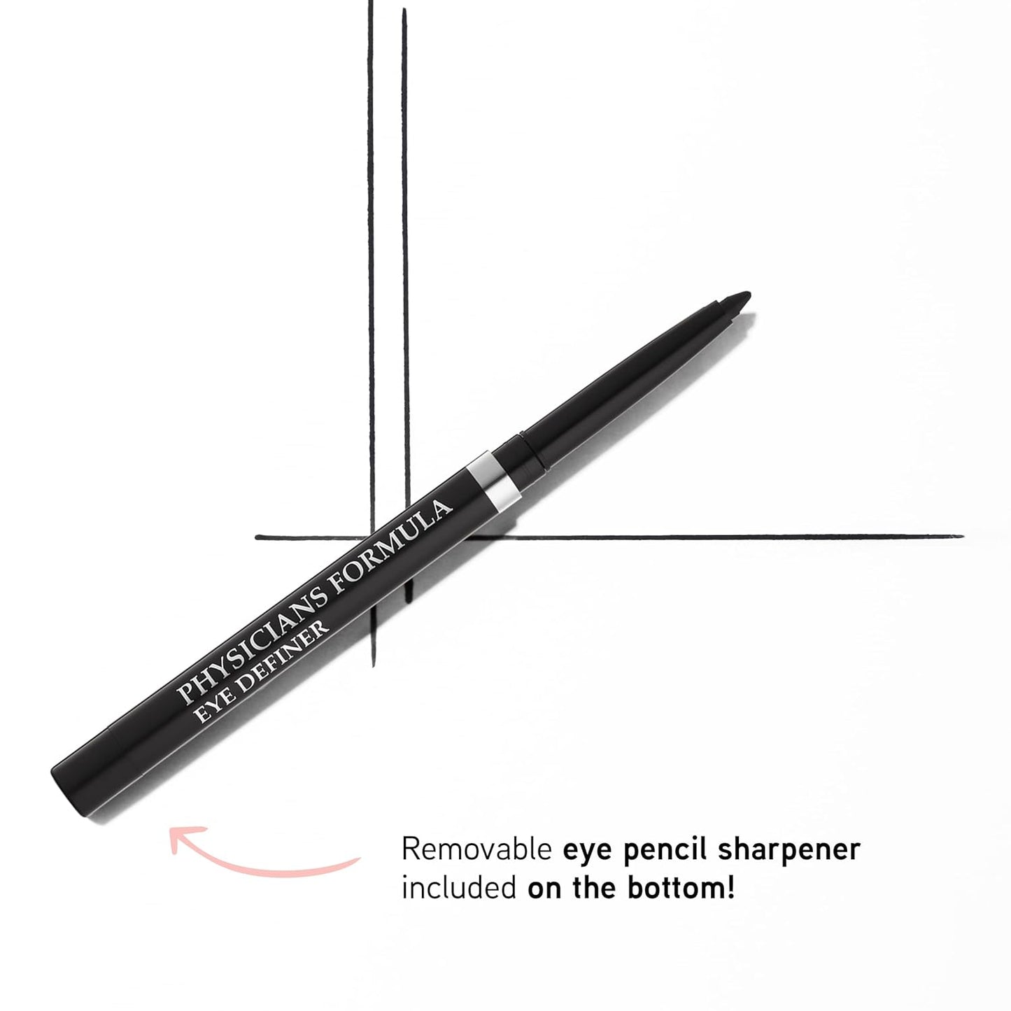 Automatic Eyeliner Pencil - Ultra Black | Dermatologist Tested, Long-Lasting Formula