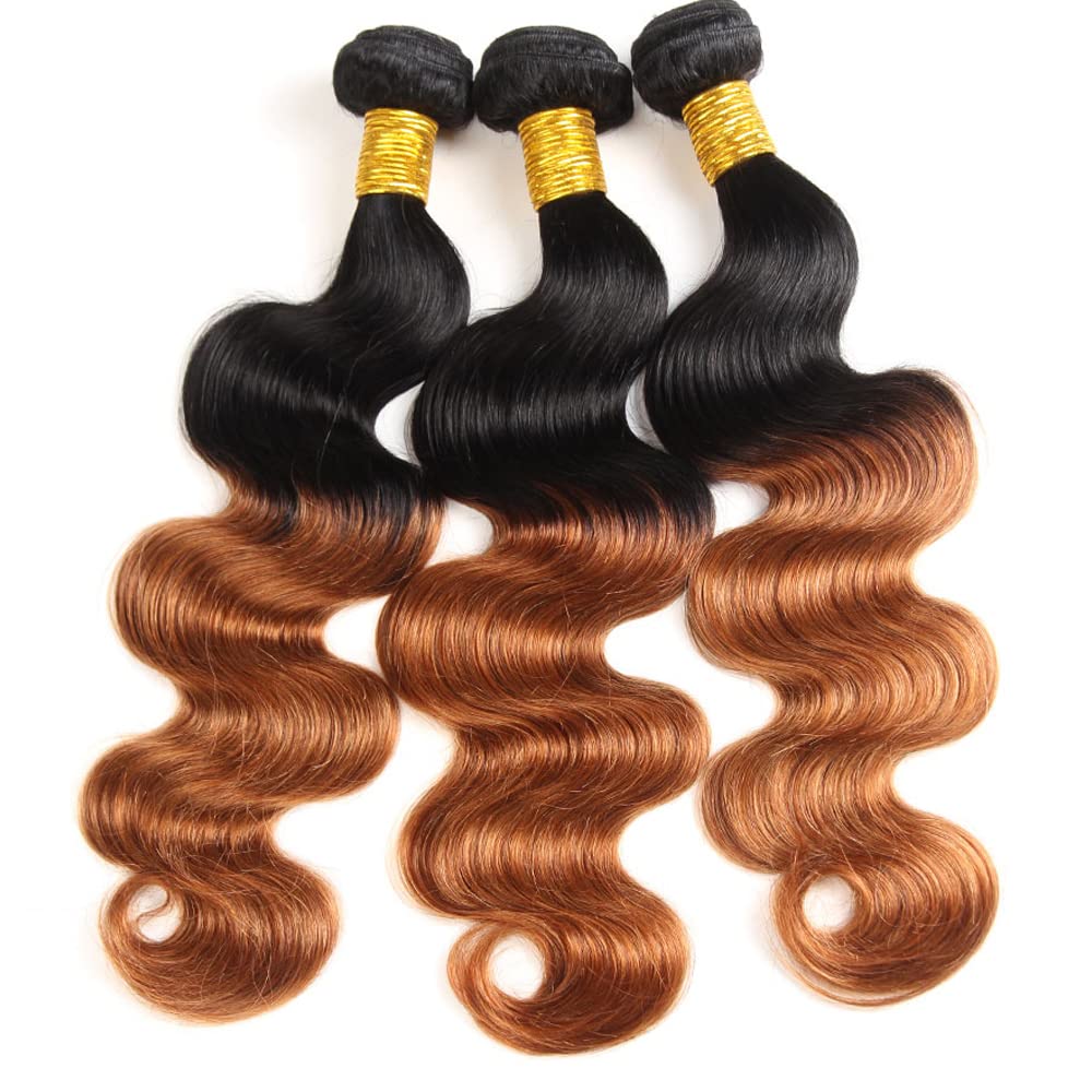 Highlight Kinky Curly Human Hair Bundles Ombre Bundles Human Hair P4/27 Bundle 16 18 20 Inch Soft And Healthy Bundle For Black Women
