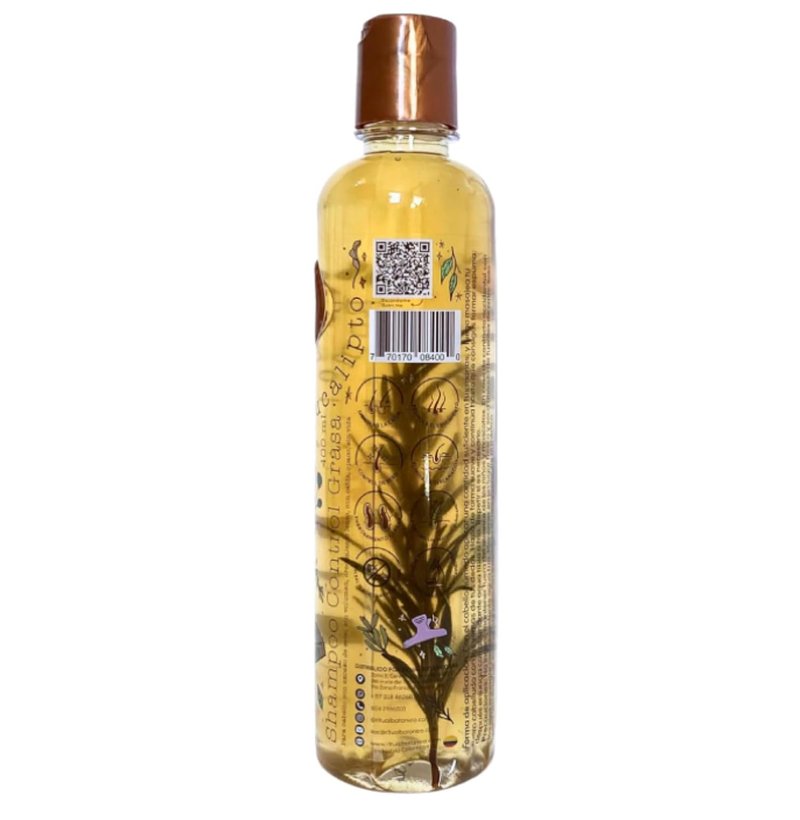 Rosemary Shampoo - Ritual Botanico Eucalyptus & Growth Activator | Controls Oil, Reduces Hair Loss, Adds Shine & Softness