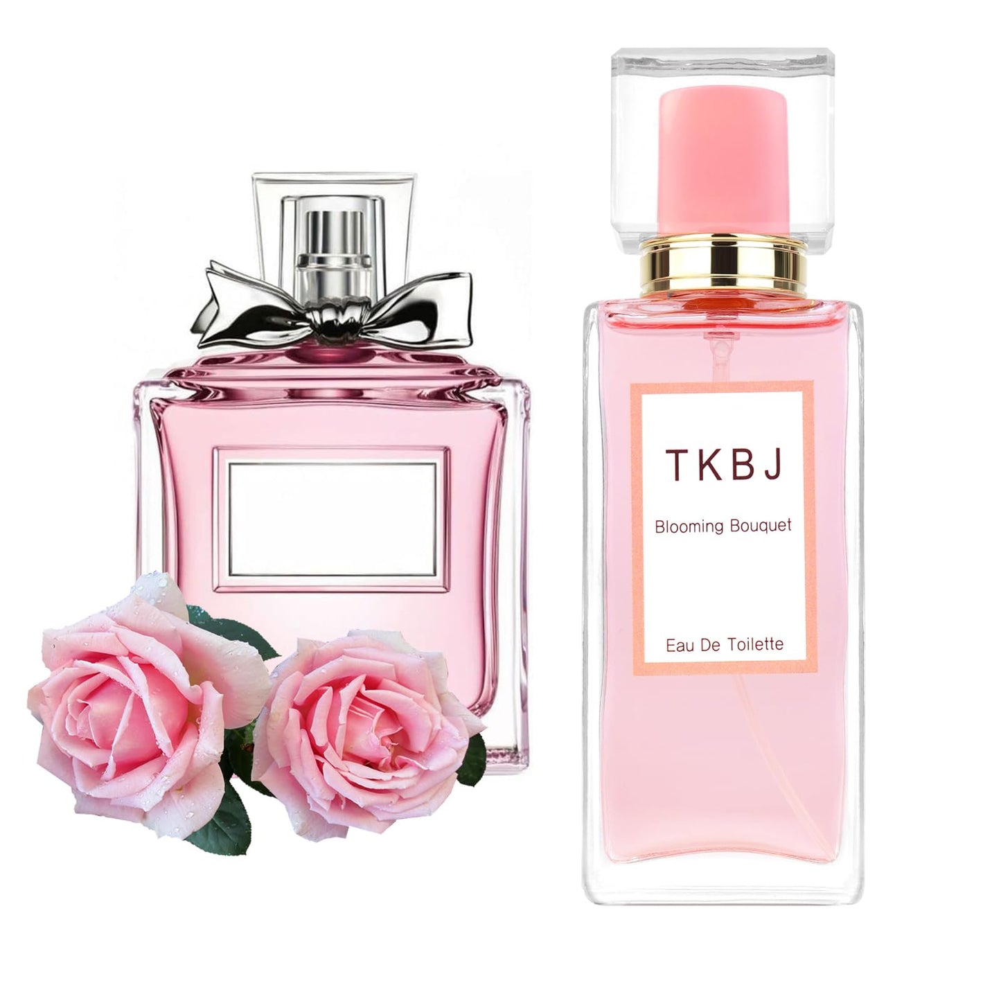 TKBJ Miss Blooming Bouquet Eau de Toilette for Women, Floral Fruity Perfume with Peony & Musk - Inspired by Dioor, 3.4 oz / 100ml, Elegant & Long-Lasting Fragrance