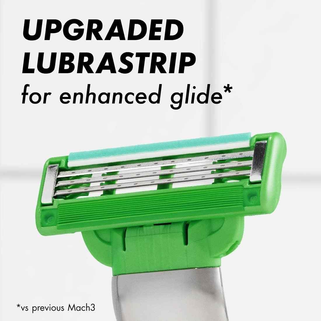 Gillette Mach3 Sensitive Razors for Men, 1 Handle, 5 Blade Refills, Designed for Sensitive Skin