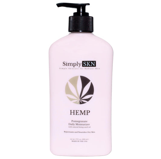 Simply SKN Pomegranate Hemp Daily Moisturizer - 17 fl. oz. - Made in USA