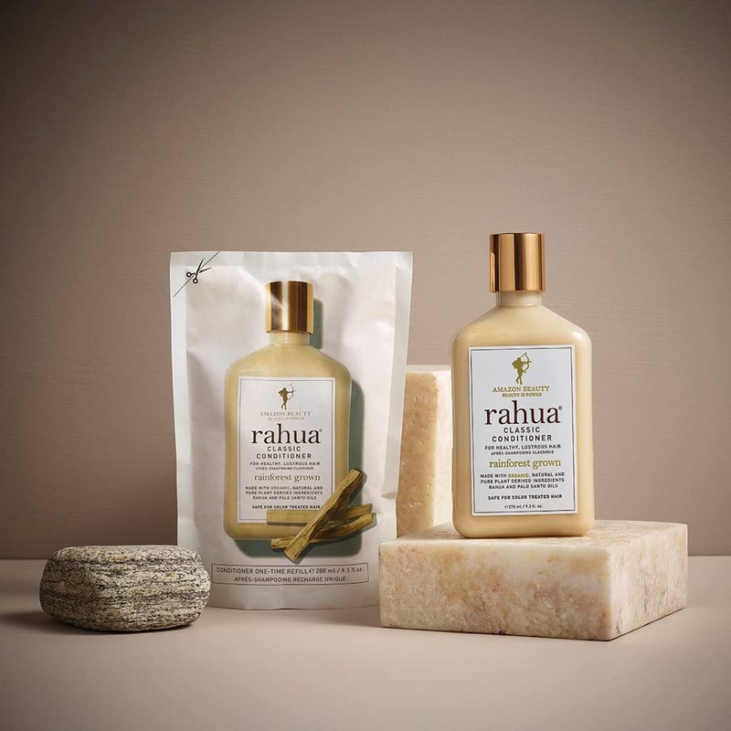 Rahua Classic Hair Conditioner Refill, 9.5 Fl Oz, Moisturizing Vegan Conditioner, Naturally Infused, Plant Powered Ingredients, Palo Santo, For Dry Hair, Hair Care for Soft, Shiny Hair, Scalp Care