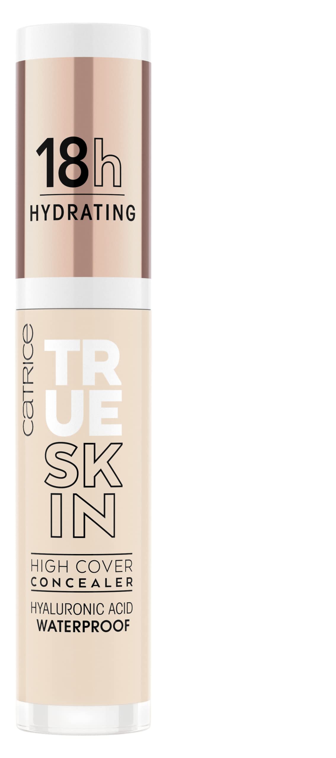 Catrice | True Skin High Cover Concealer | Waterproof & Lightweight for Soft Matte Look | Contains Hyaluronic Acid & Lasts Up to 18 Hours | Vegan, Cruelty Free, Gluten Free