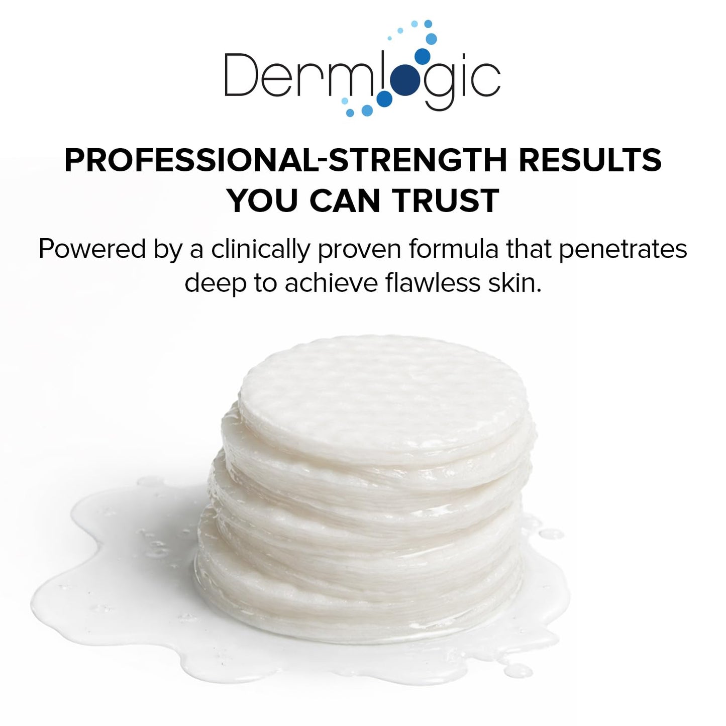 Anti Aging Resurfacing Peel Pads- Triple Action Chemical Peel Pads Combined with Glycolic, Lactic, and Salicylic Acids. Smooth’s Fine Lines, Wrinkles, Dark Spots, and Imperfections to Enhance the Skin