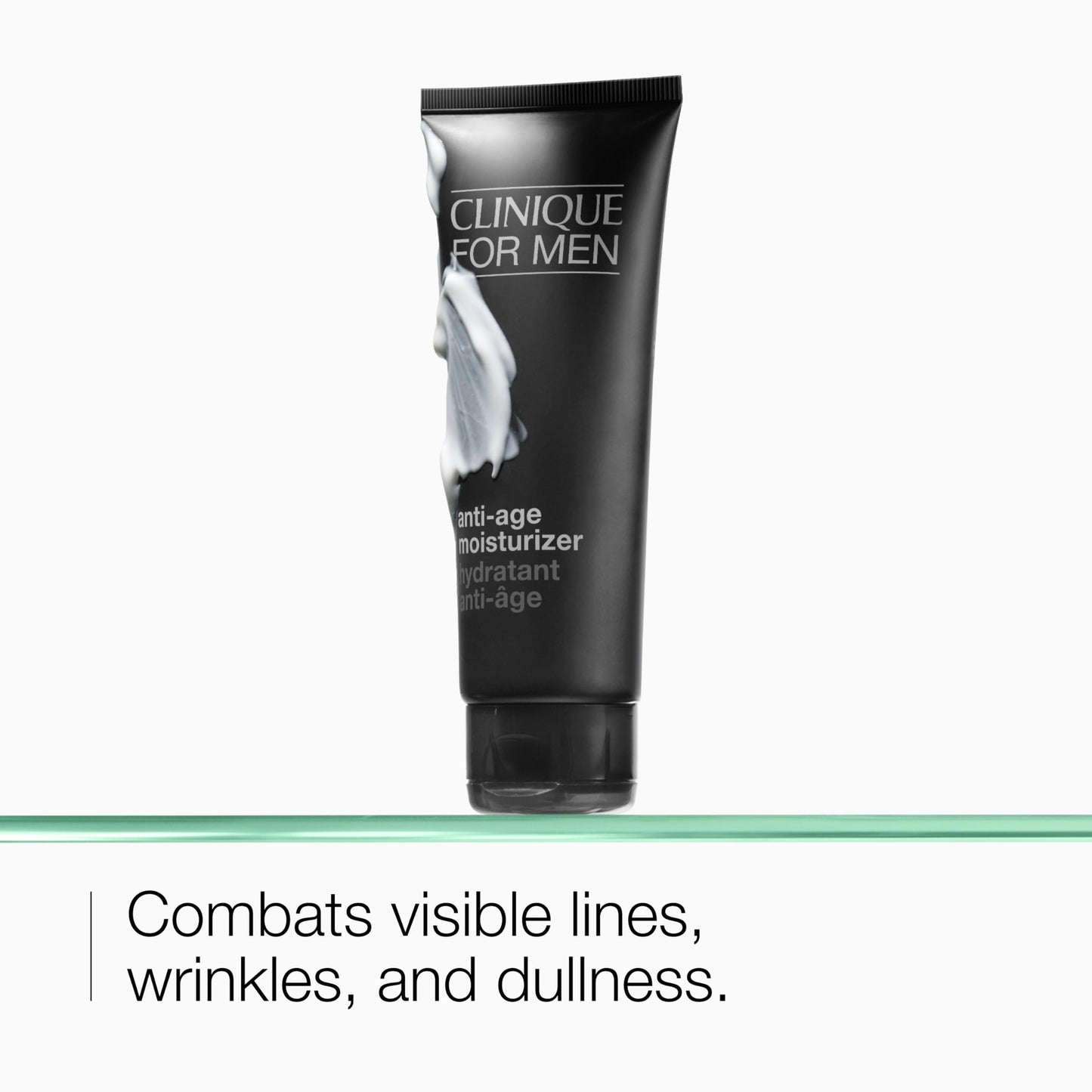Clinique For Men Daily Anti-Age Face Moisturizer With Hyaluronic Acid + Vitamin E | Combats Lines, Wrinkles + Dullness | Hydrating + Brightening | Face Cream For Men, 3.4 Fl Oz