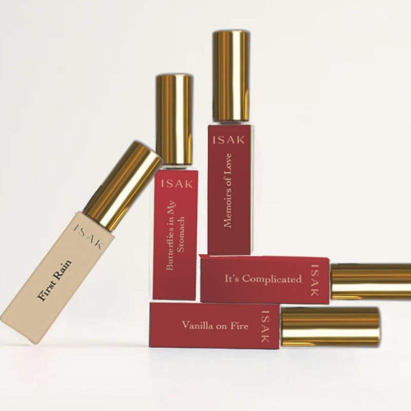 ISAK Love Note Collection Discovery Unisex Perfume Gift Set | Mini Pocket Friendly Perfumes for Men, Women | Fresh, Long Lasting Fragrance Combo for All Occasions - Pack of 5 (8ml)