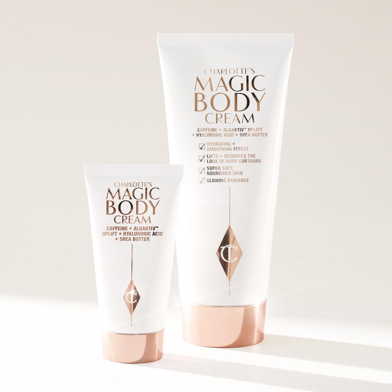 Charlotte Tilbury Magic Body Cream - Skin Tightening Cream for Body Enriched with Vitamin C, Caffeine, Hyaluronic Acid & Shea Butter - Nourishes, Smooths & Hydrates Skin (50ml)