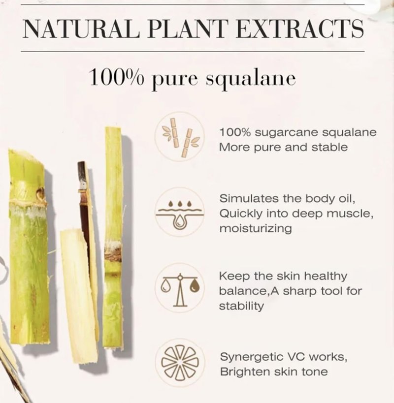ReNew You Essentials Squalane and Vitamin C Rose Serum. Anti Aging Anti Wrinkle Brighten, Hydrate, Firm and Reveal Radiant Skin 1.0 ounces