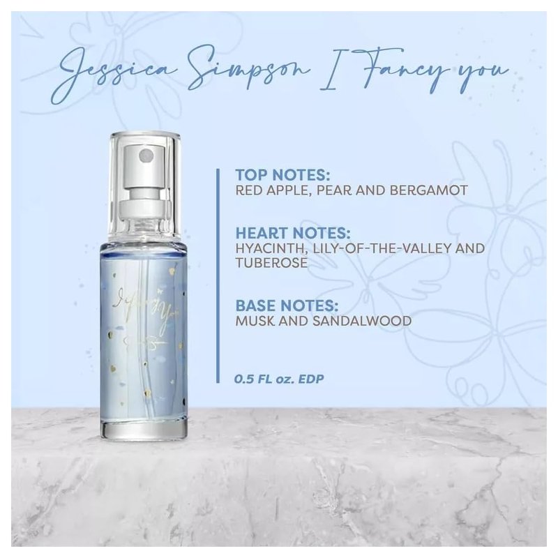Jessica Simpson 4-Piece Women's Gift Set - Mini Eau de Parfum Travel Spray | 0.5 Ounce