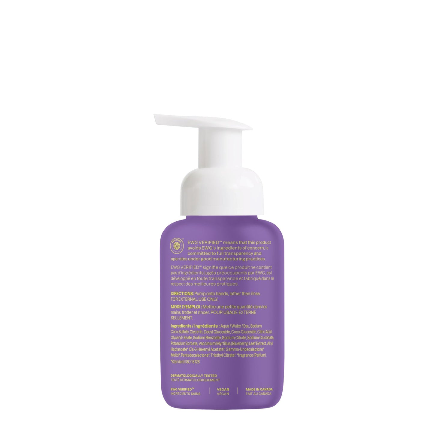ATTITUDE Foaming Hand Soap for Kids, EWG Verified, Dermatologically Tested, Plant- and Mineral-Based Ingredients, Vegan, Vanilla & Pear, 10 Fl Oz