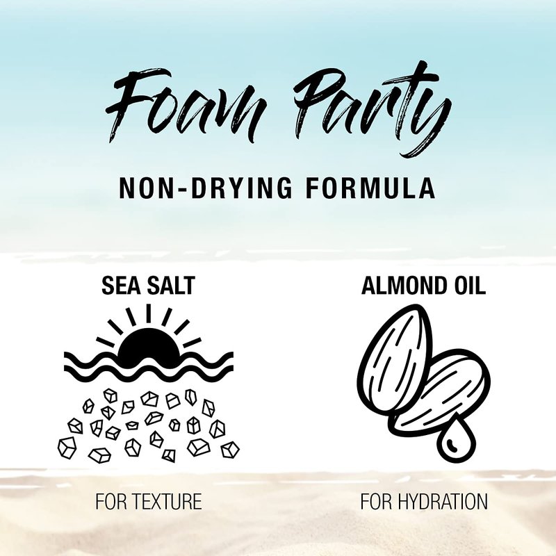 SexyHair Texture Foam Party Lite Texturizing Foam, 5.2 Oz - Packaging may vary