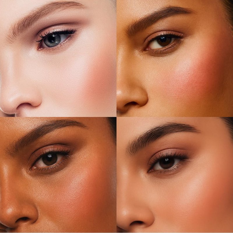 LUMINESS Airbrush Spray Blush Makeup - Fine Mist, Lightweight, Travel Size - Buildable Coverage for All Skin Tones, Natural Radiant Finish, Nourishing Formula with Vitamin E, Long-Lasting & Blendable