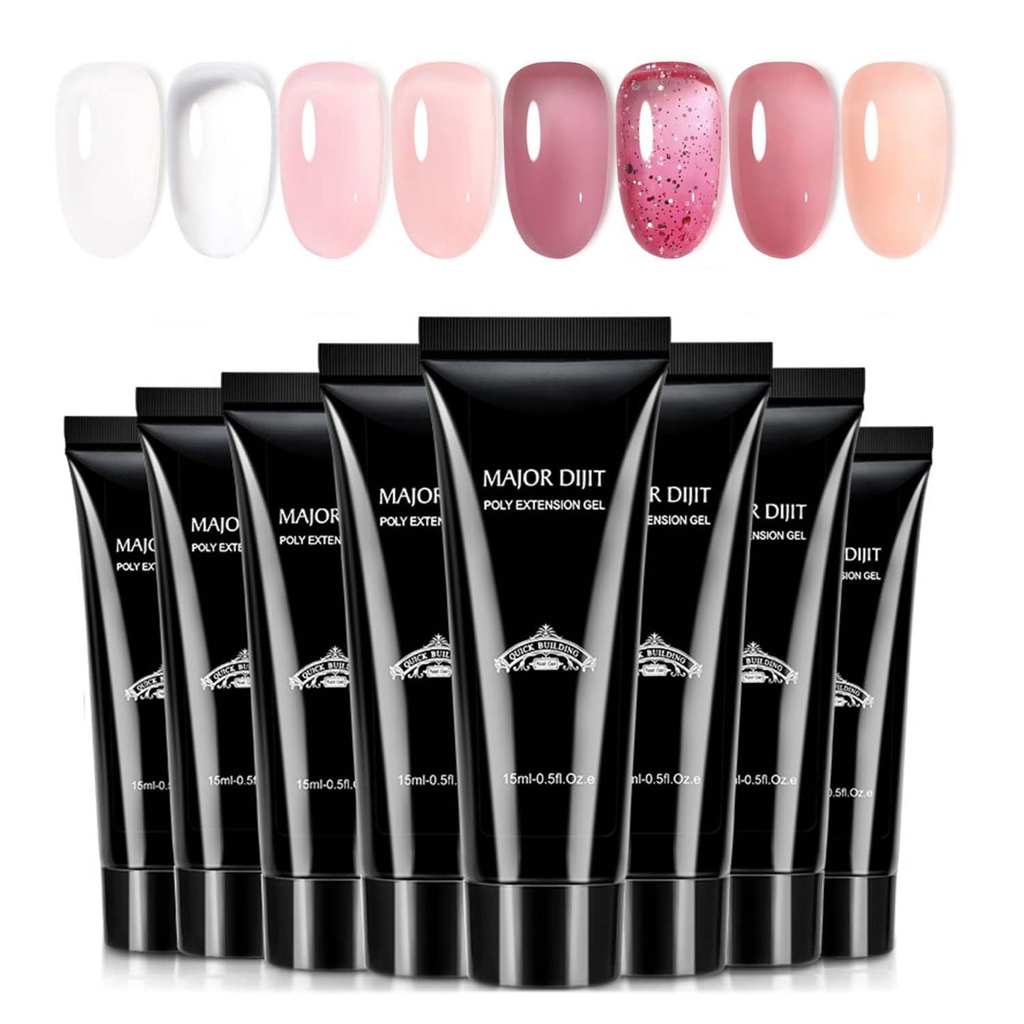 Acrylic Nail Kit with Everything for Beginners included Drill Light Gel Nail Polish Extension Gel Nail Art Decoration Tools for Salon Starter Home Salon
