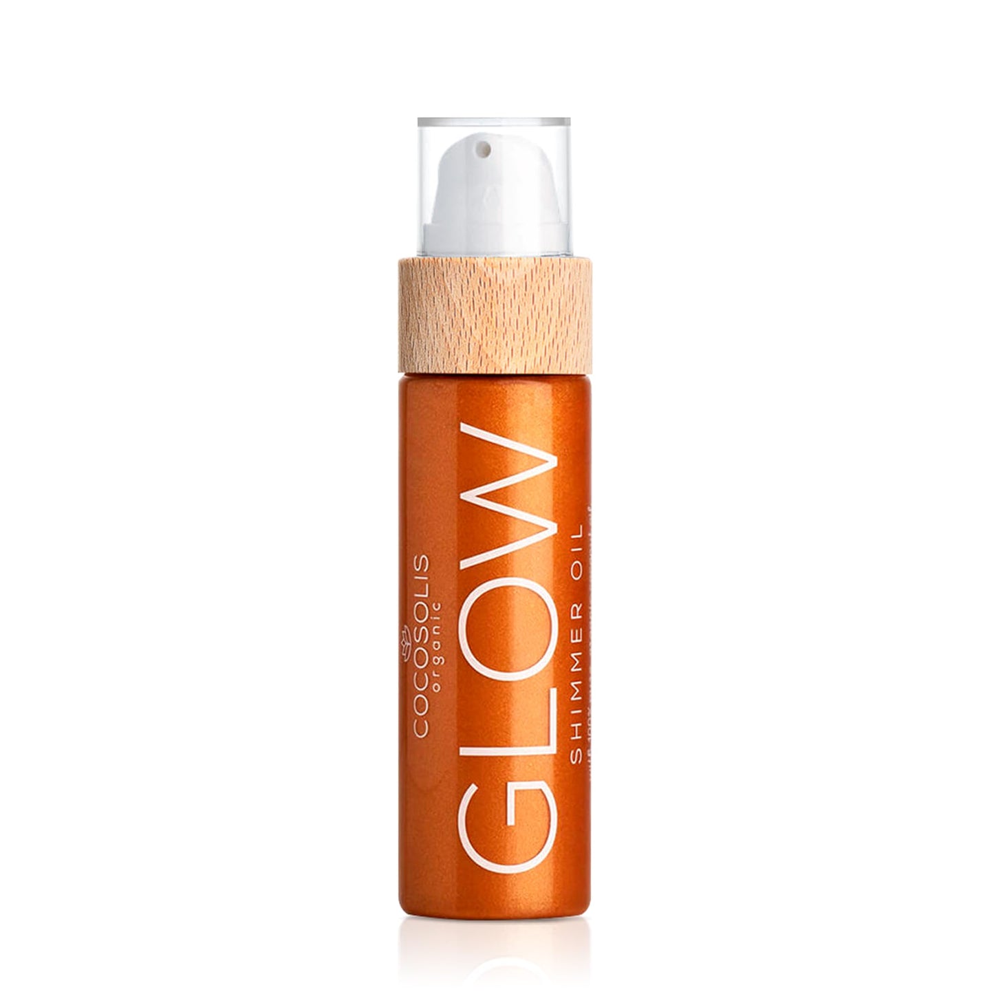 COCOSOLIS GLOW Shimmer Oil | Illuminizing Natural Dry Oil With Shiny Particles | Leaves The Skin Glowing & Enhances a Golden Tan | Gives a Luxurious Feel to Your Skin | 110ml