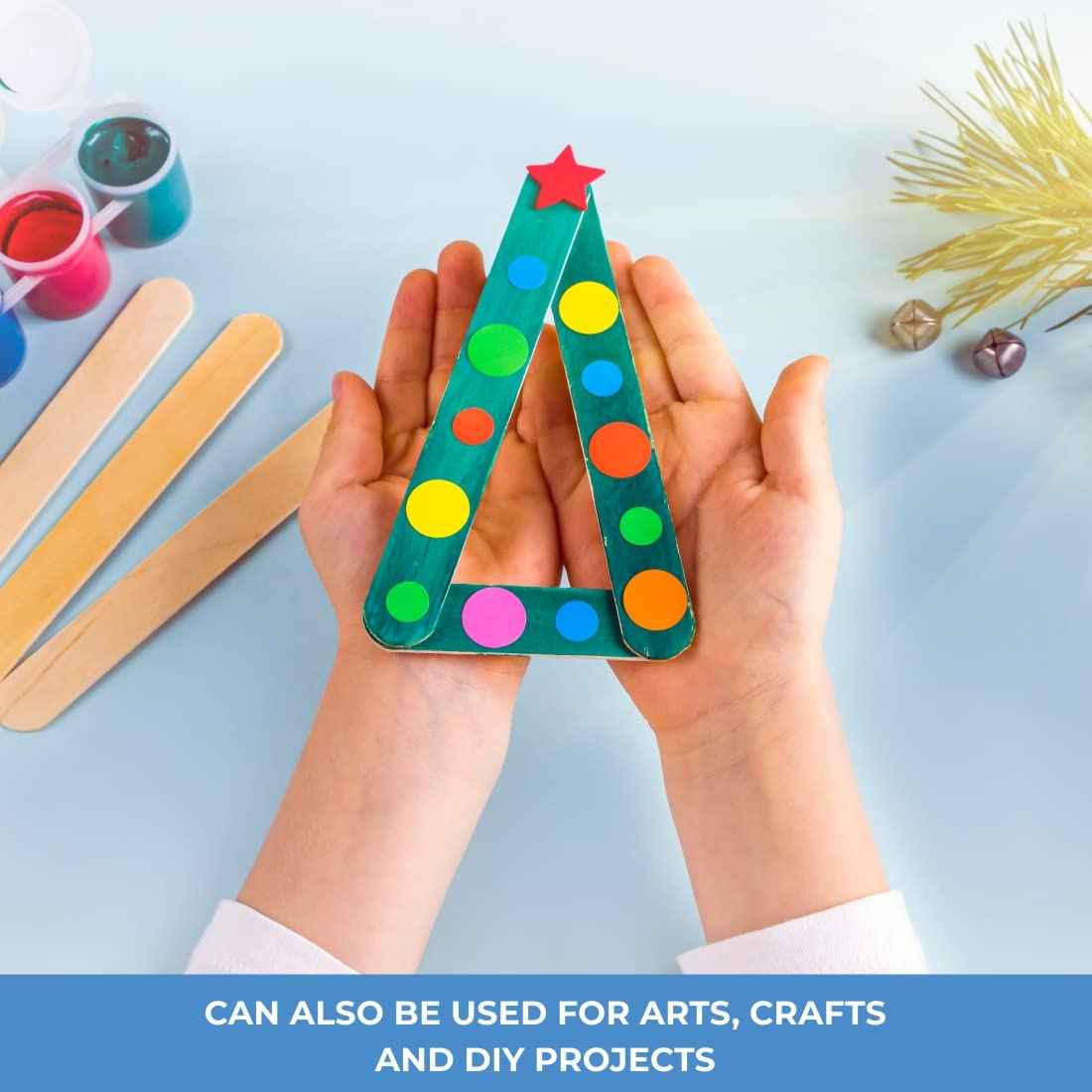 ForPro Premium Wood Applicators, Non-Sterile, Hair Removal Waxing Sticks, Large, 6" L x .75" W, 6 Inch, 500 Count (Pack of 2)