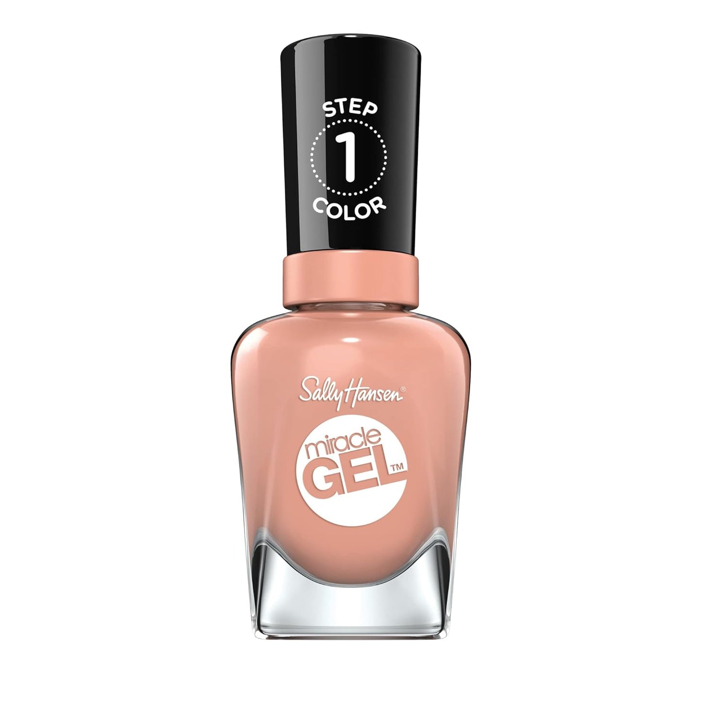 Sally Hansen Miracle Gel Nail Polish - Long-Lasting, Gel-Like Formula | 184 Frill Seeker | Soft Nude Pink