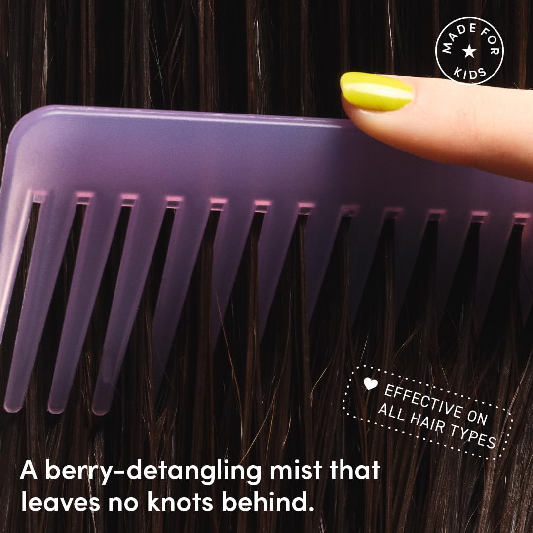 Evereden Kids 4-in-1 Detangler Spray, Silicone-Free, EWG Verified, Vegan