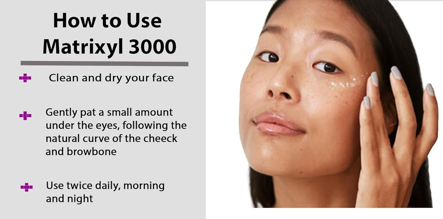 Matrixyl 3000 Firming Eye Cream - Peptide-Rich Formula to Boost Collagen, Reduce Fine Lines & Wrinkles | 1 Fl Oz