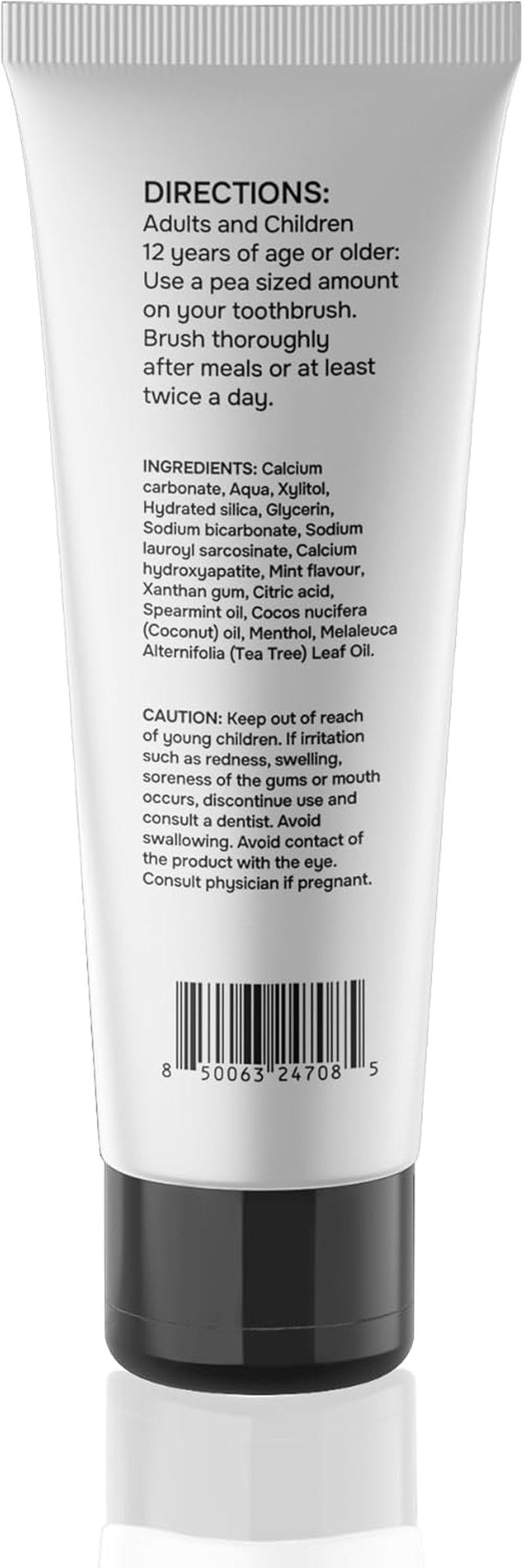 Fluoride-Free Nano Hydroxyapatite Toothpaste - Enamel Remineralization & Sensitive Relief | Fresh Mint, 4 oz (3 Tubes)