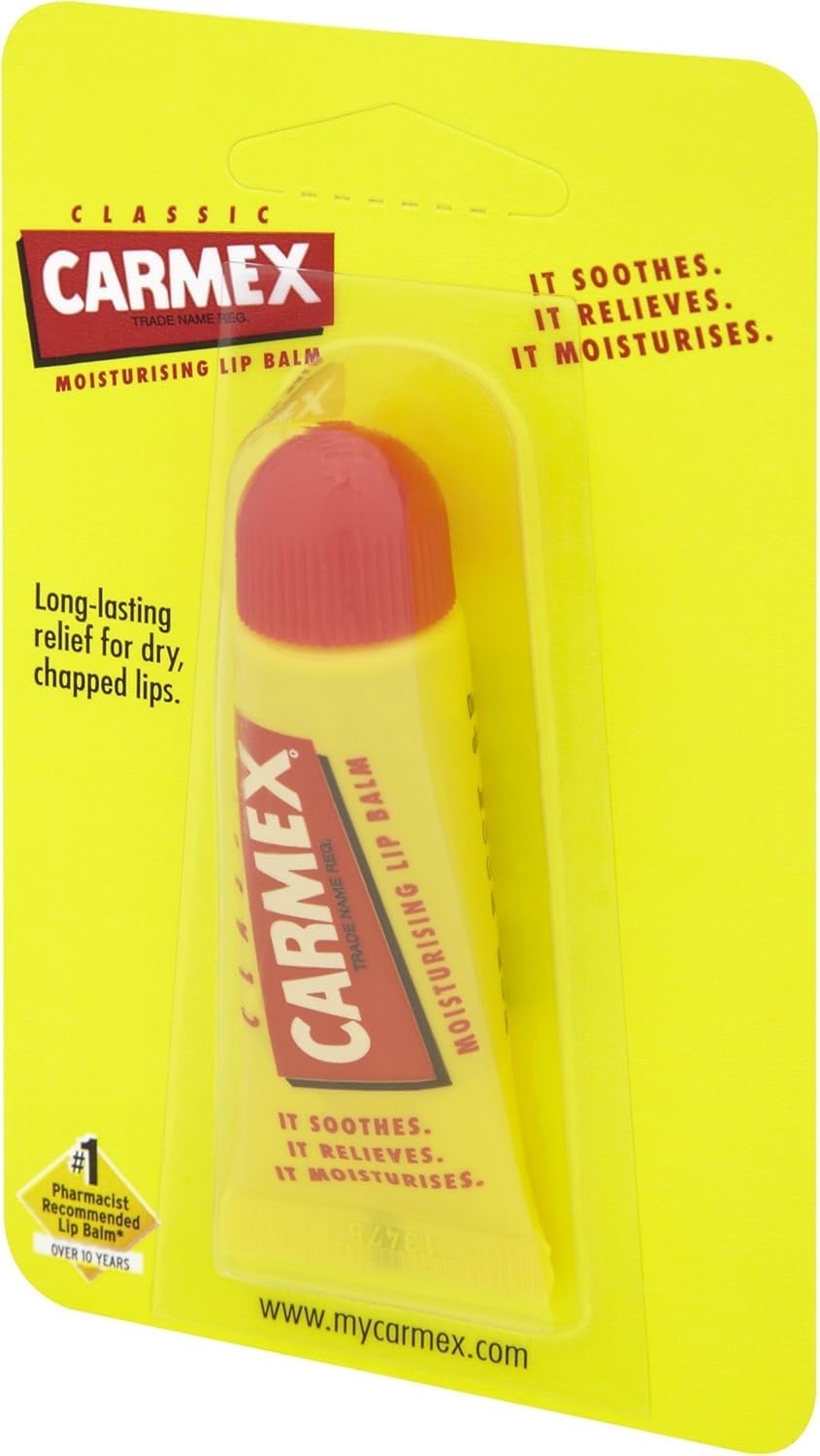 Carmex Classisc Lip Balm Medicated, 0.35 oz., Pack of 12