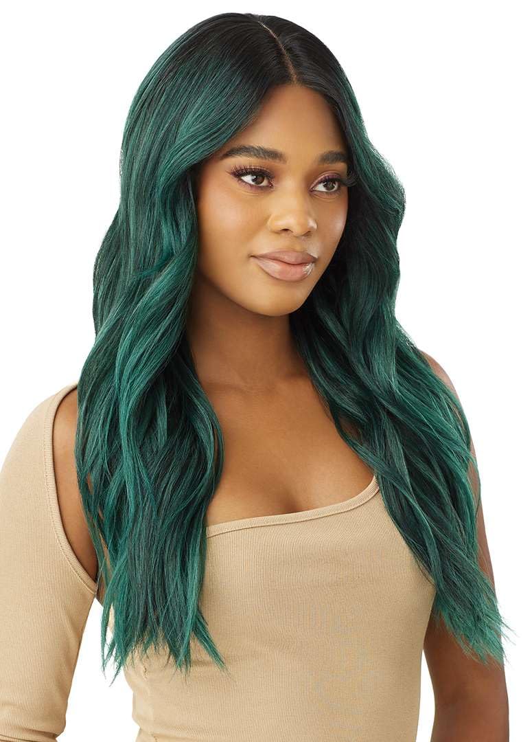 Outre Lace Front Wig - Melted Hairline - Caroline (JET BLACK 1)