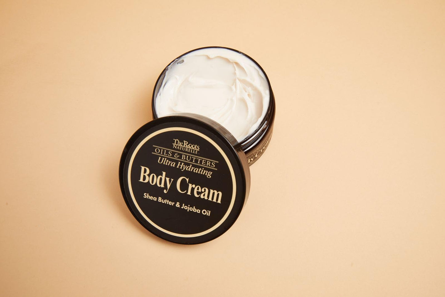 The Roots Naturelle Ultra Hydrating Body Cream with Shea Butter and Jojoba Oil, All Skin Types, 8 Ounce Cream