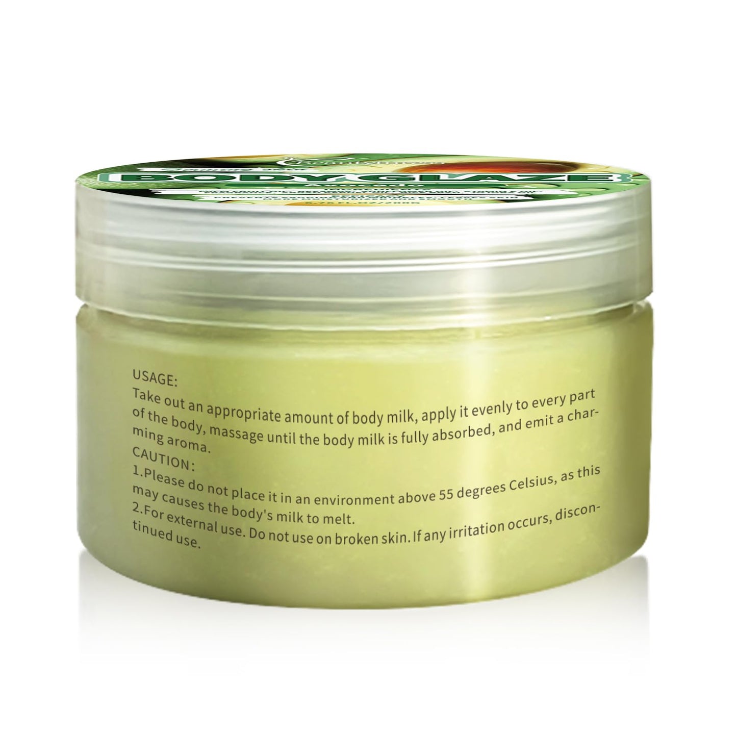 BEAUTYTURESS Avocado Body Butter – Deep Moisturizing Body Cream with Shea Butter & Vitamin E, Hydrates & Softens Dry Skin, High Mourishing, for All Skin Types