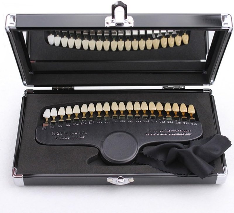3D R-20 Dental Tooth Whitening Shade Guide - 20 Color Teeth Tracking Tool for Dentists
