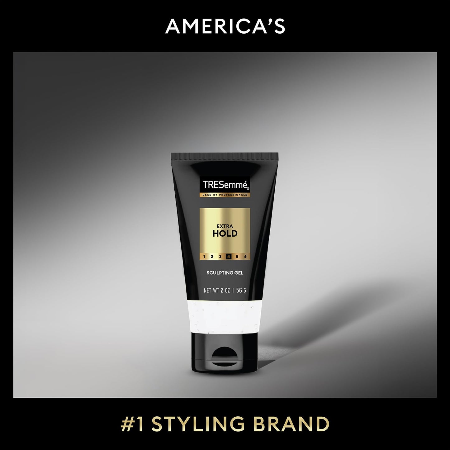 TRESemmé Sculpting Gel, Travel-Size, Extra Hold 12-Pack – Professional-Quality Formula, 24H Frizz Control, 2 Oz Ea