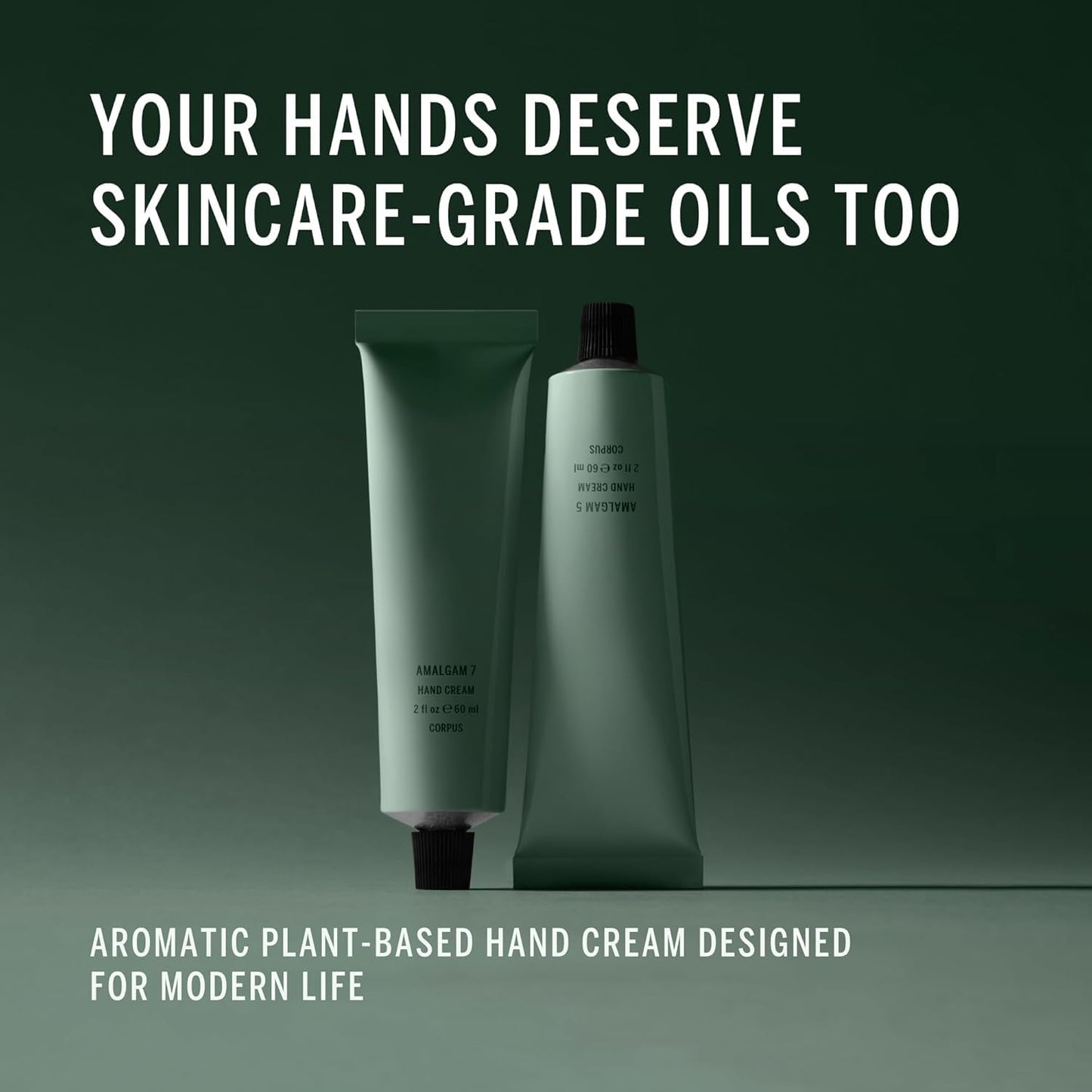 Corpus - Amalgam 7 Aromatic Hand Cream with Niacinamide, Tremella Mushroo, Vegan Squalane | Nourish, Hydrate, Protect | Vegan, Plant-Based, Cruelty-Free, Non-Toxic, Made In The USA (60 mL/ 2 fl oz)