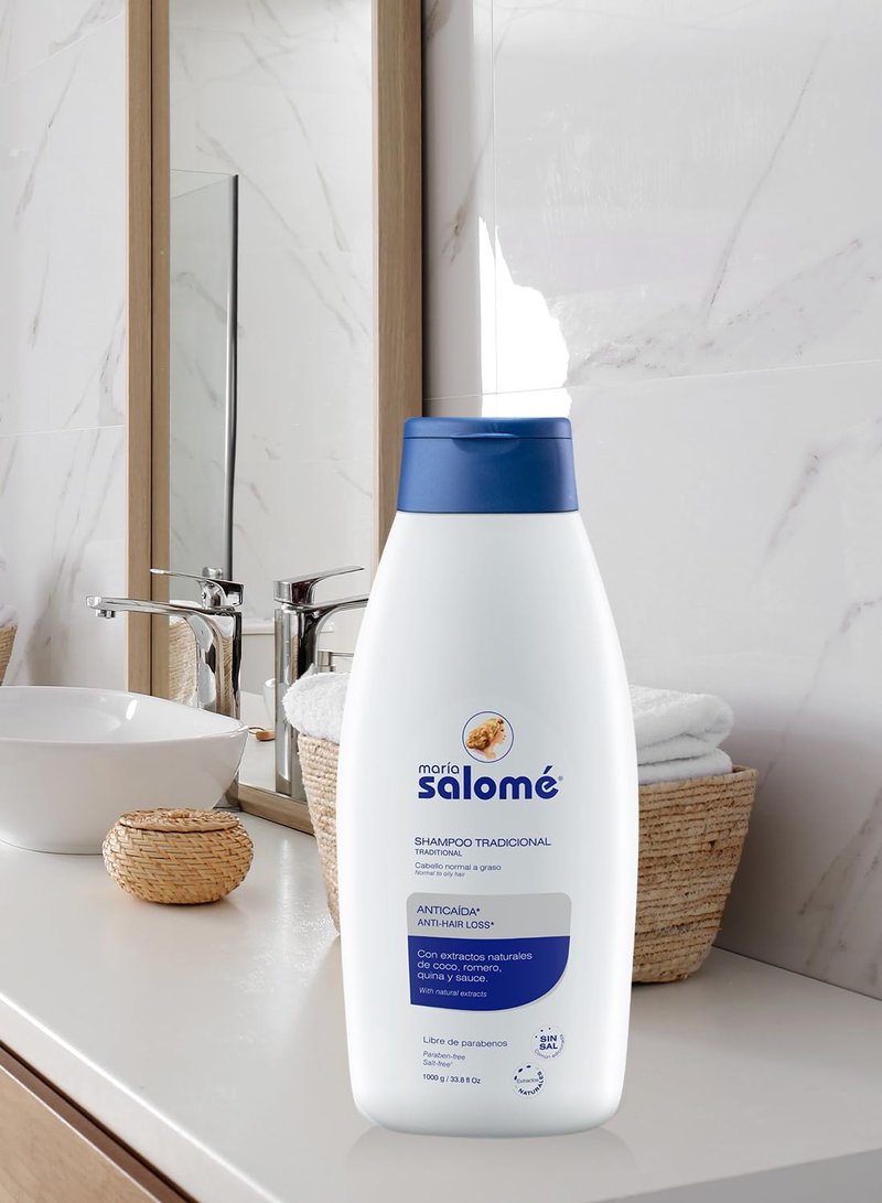 Maria Salome Hair Loss Prevention Prevencion Caida Shampoo 1000ml 33.8 fl Oz
