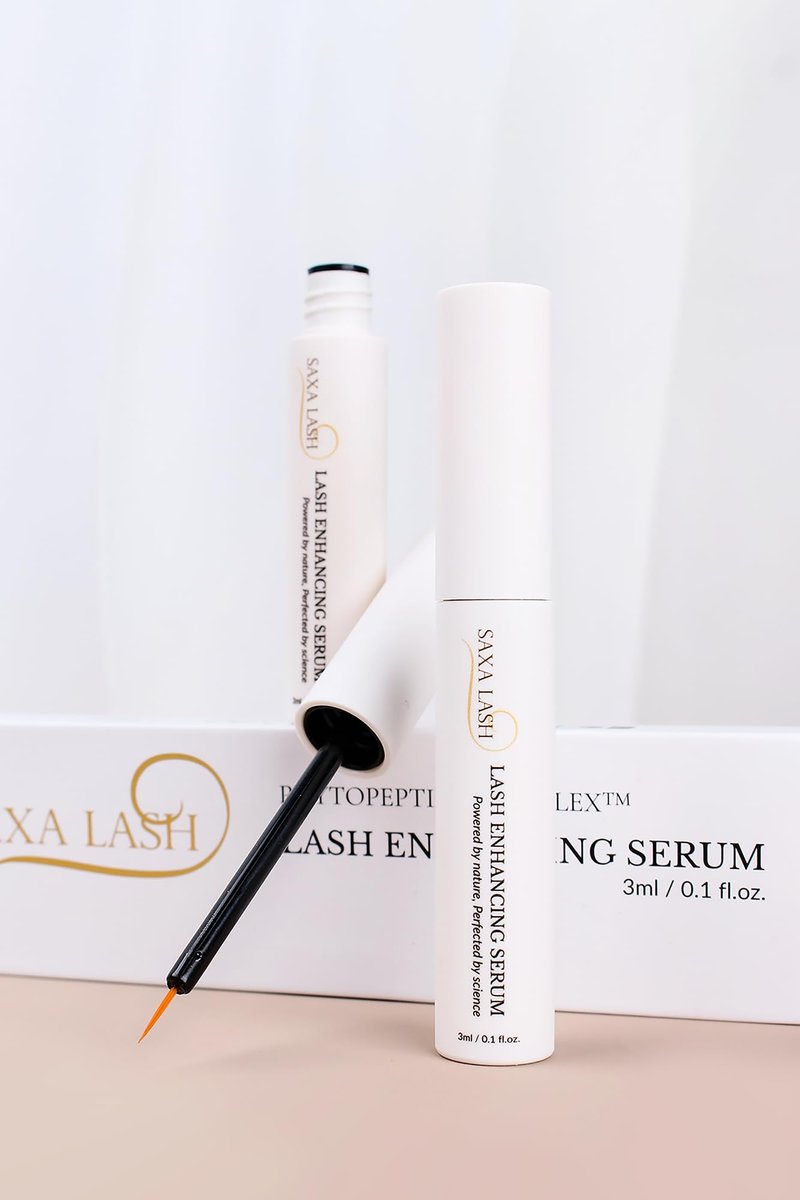 Saxa Lash Peptide Lash Serum. Eyelash Growth Serum with Phytopeptide Complex™. Prostaglandin-Free Formula for Longer, Fuller Lashes