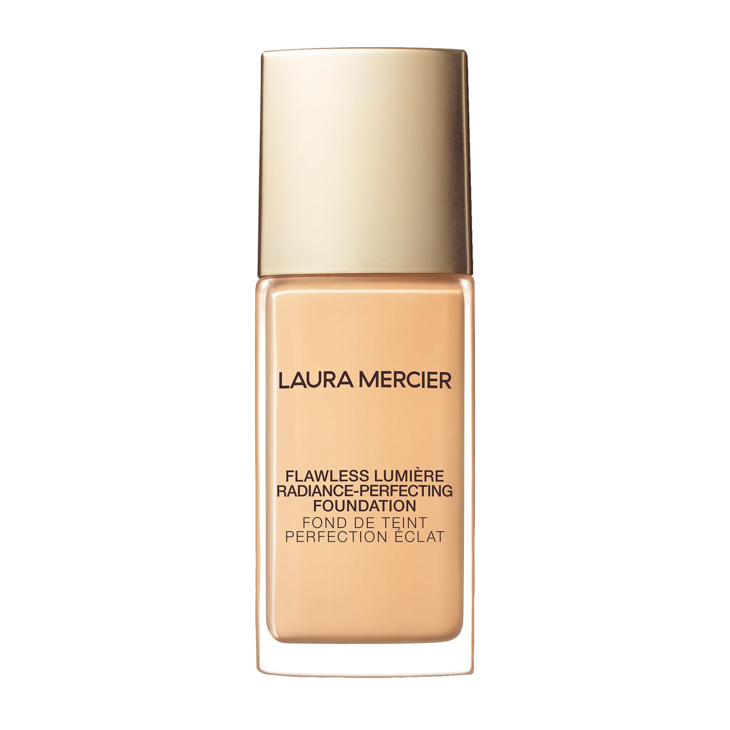 Laura Mercier Flawless Lumière Foundation, 15HR Hydration, Medium to Full Coverage, Improves the Look of Dull and Dry Skin, Luminous Finish, Non-Comedogenic, Vitamin C Infused, 1C1 Shell