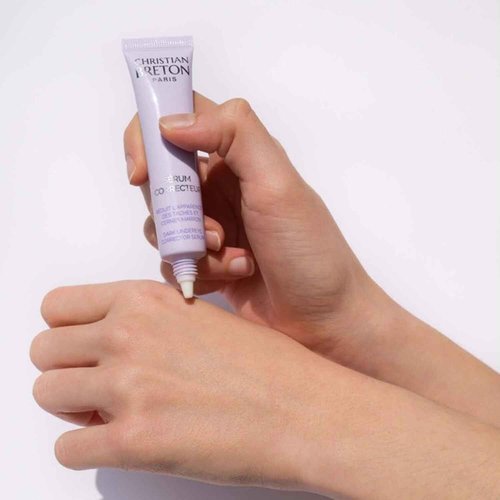 Christian Breton Dark Undereye Corrector Serum - Hydrating Under Eye Serum for Dark Circles - Shea Butter & Soothing Botanicals - Ophthalmologist Tested, Made in France - 3 ml / 0.10 oz