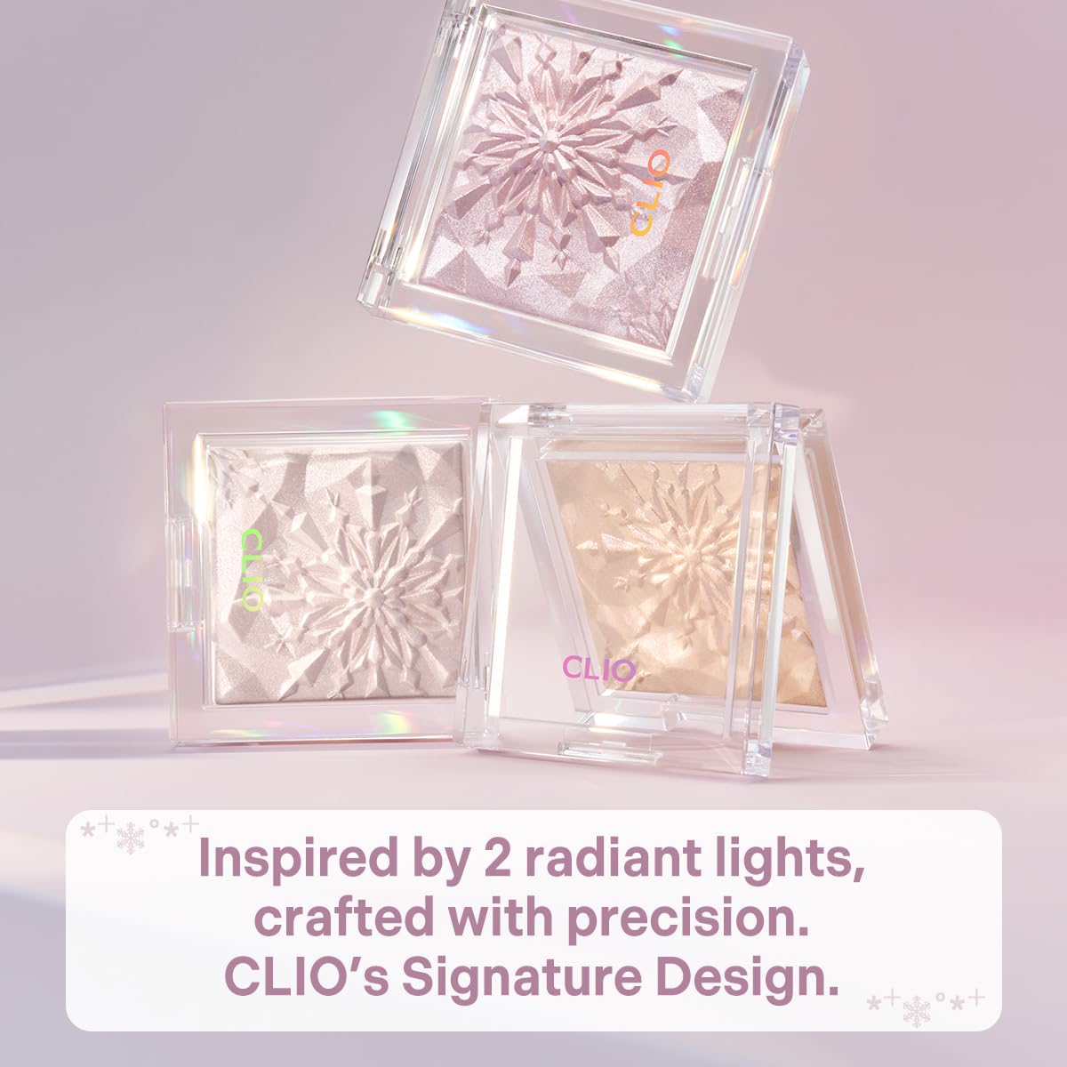 CLIO Prism Highlighter Makeup, High Glossy Face Illuminator & Pearl Shimmer Smooth Baked Powder, Long-Lasting Glitter with Radiant Glow Finish, Korean Beauty (04 Grace Opal)