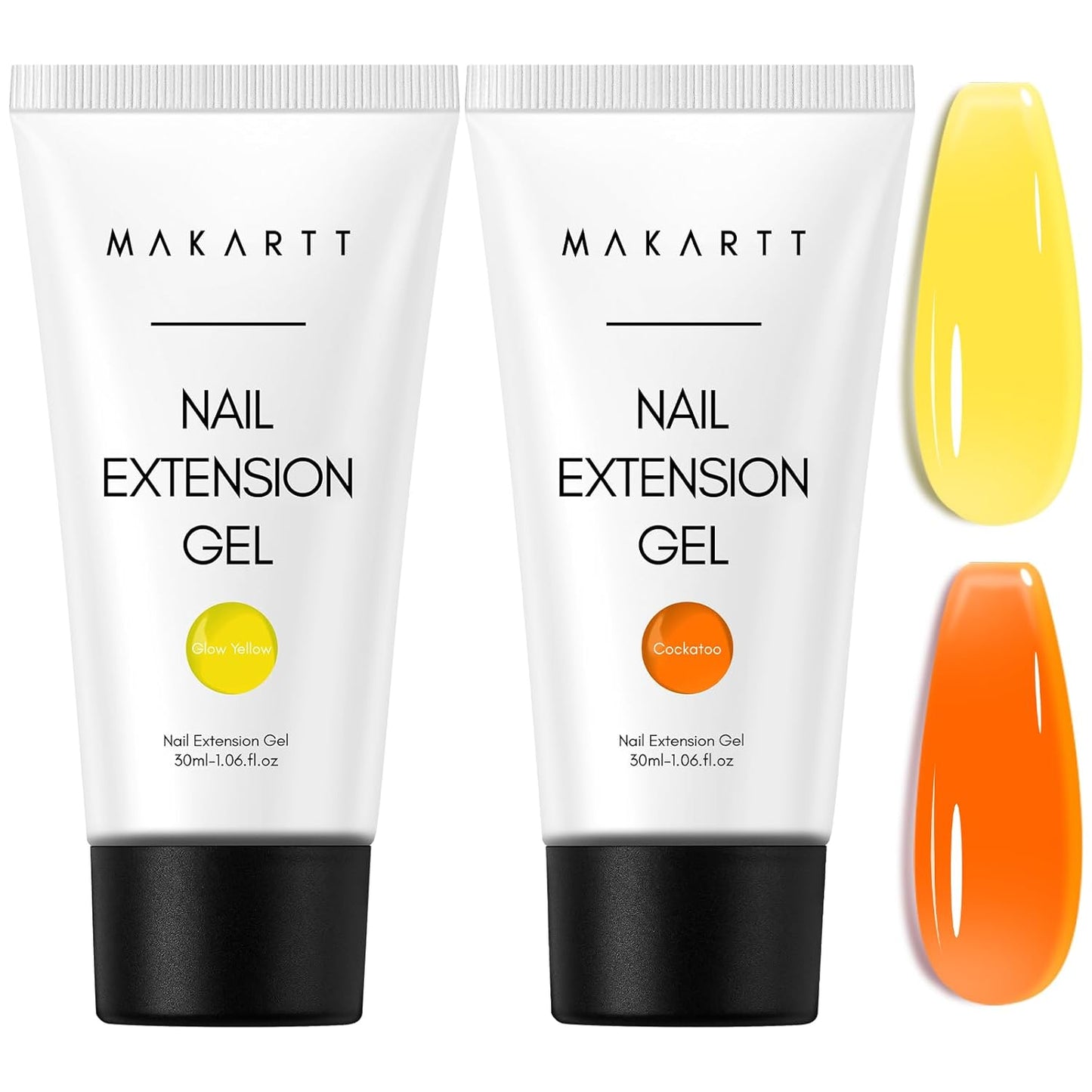 Makartt Poly Nail Gel: Clear 50ML Gel Builder for Natural-Looking Strengthener 3D Molding Gel for Trendy Nail Art-Long-Lasting and Easy to Use Supplies