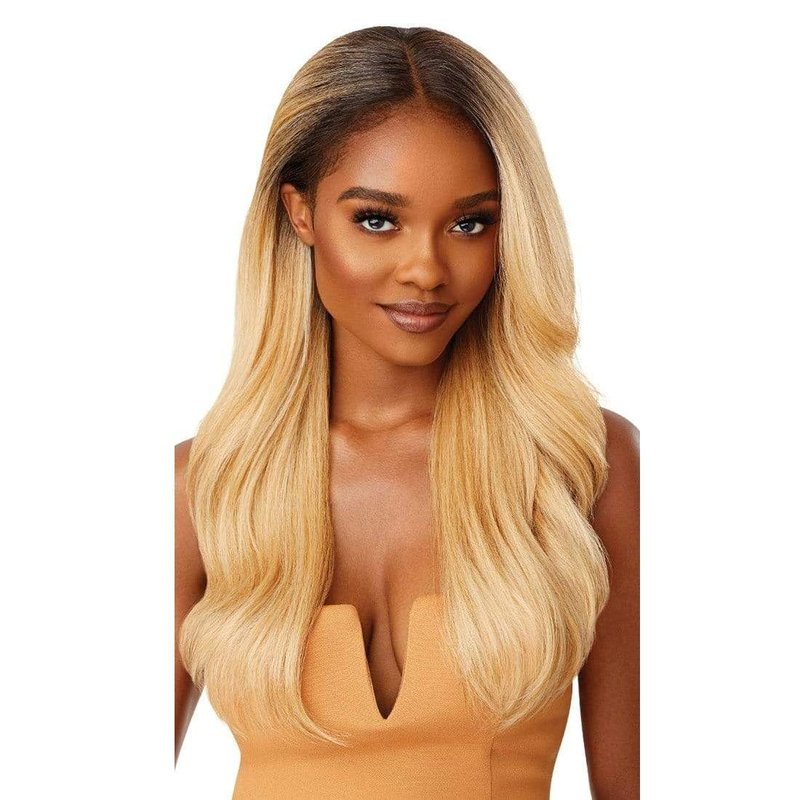 Outre Melted Hairline Lace Front Wig - Kamiyah in DR2/Gibrn | Natural Look & Comfortable Fit