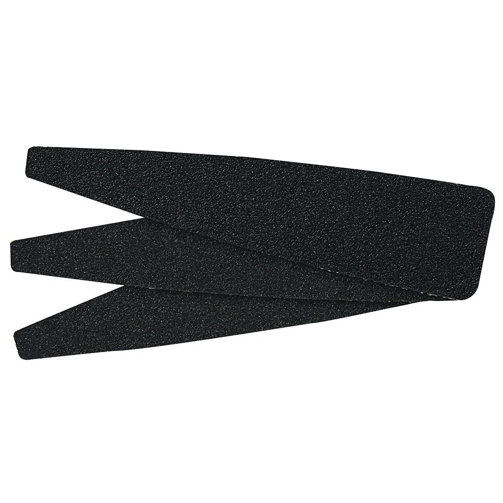 ForPro Professional Collection O-Files Pedi System Refill Strips, Black, 100 Grit, Adhesive Pedi File, 5.5” L x 1.5” W, 100-Count