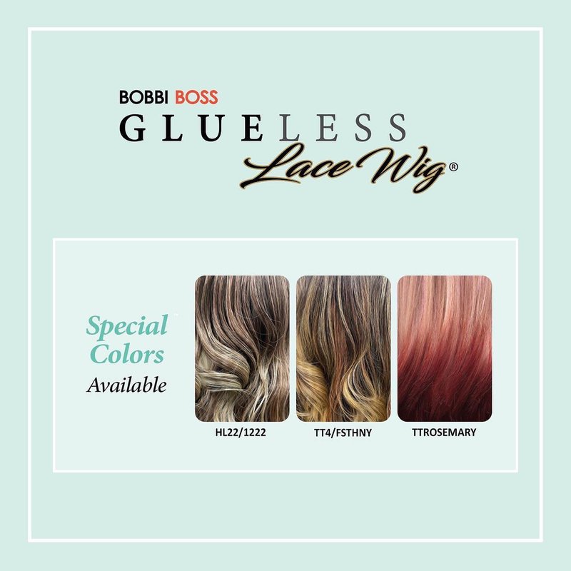 Bobbi Boss 13x4 Deep HD Lace Wig - MLF254 Jael, Long Curly Synthetic Hair with Natural Baby Hair | Safe for High Heat Styling (OL1B.30)