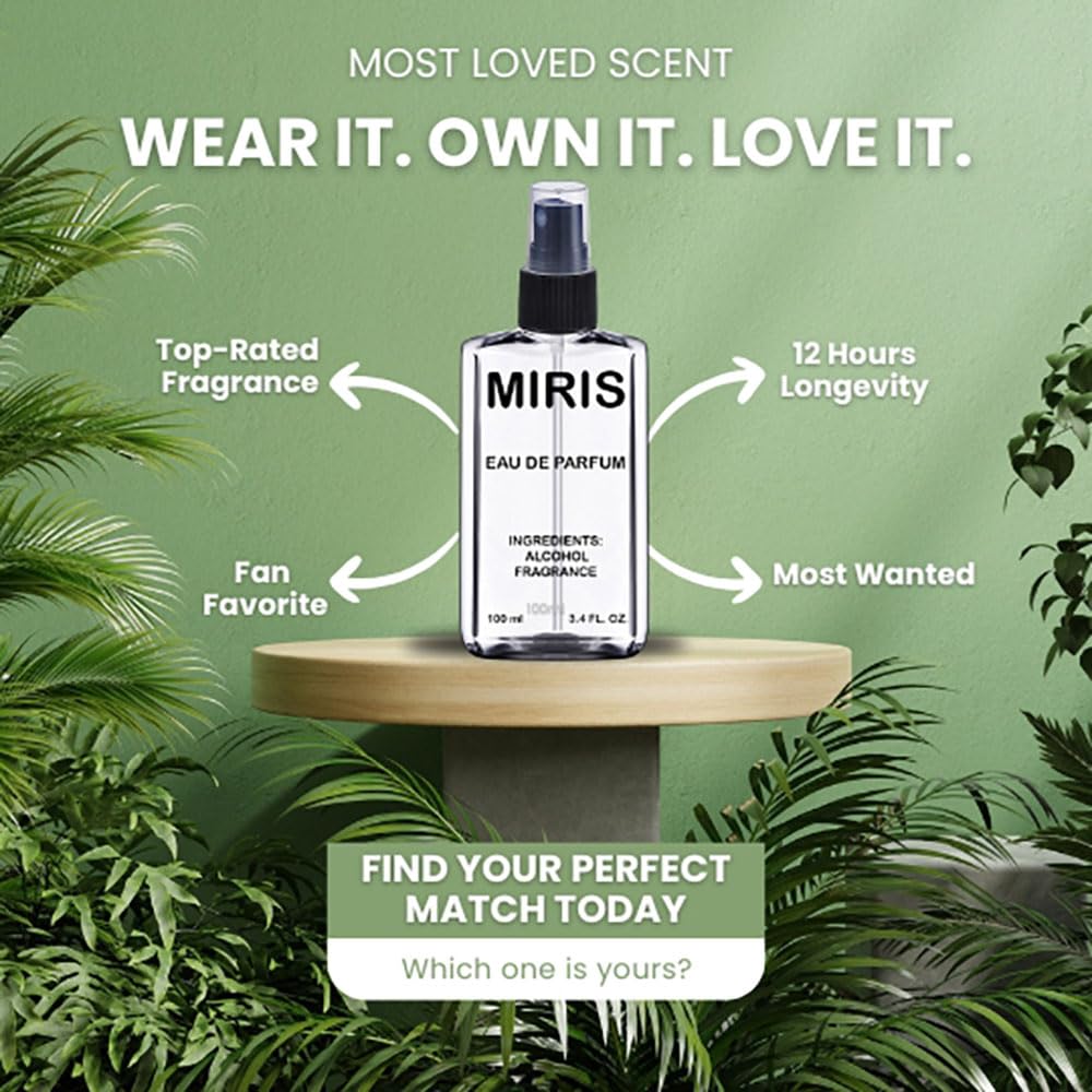 MIRIS No. 36213, Inspired by Rush, Long-Lasting Eau de Parfum for Women, Spray 3.4 Fl Oz / 100 ml