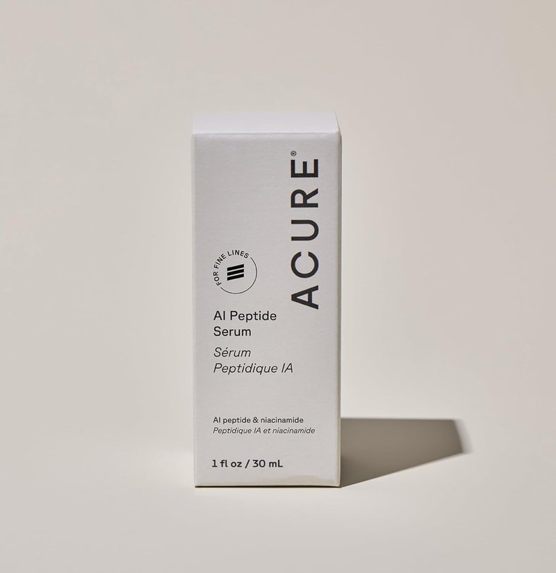 Acure AI Peptide Face Serum - Anti-Aging Hydrating Formula with Niacinamide | 1 fl oz for Firm, Glowing Skin
