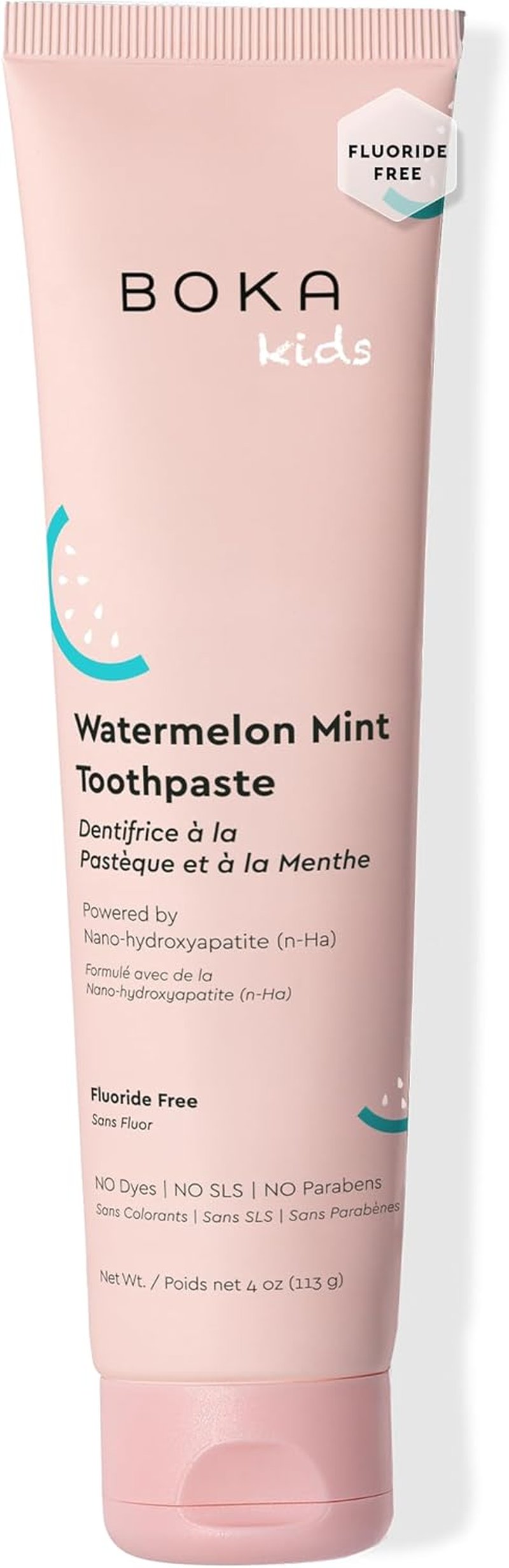 Fluoride-Free Nano Hydroxyapatite Toothpaste - Watermelon Mint Flavor | 4 oz Tube