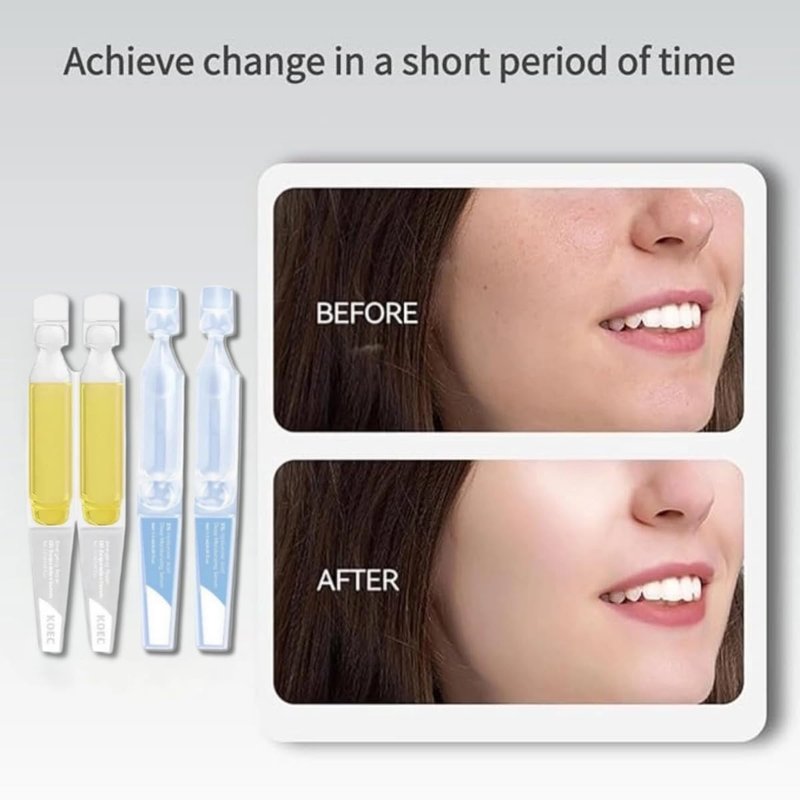 Hydrating and Skin Repair, Ultra Hydrating Serum 5% 4D Hyaluronic Acid 30pcs+Emergency Repair Firming Oil-Suspension Serum by KOEC