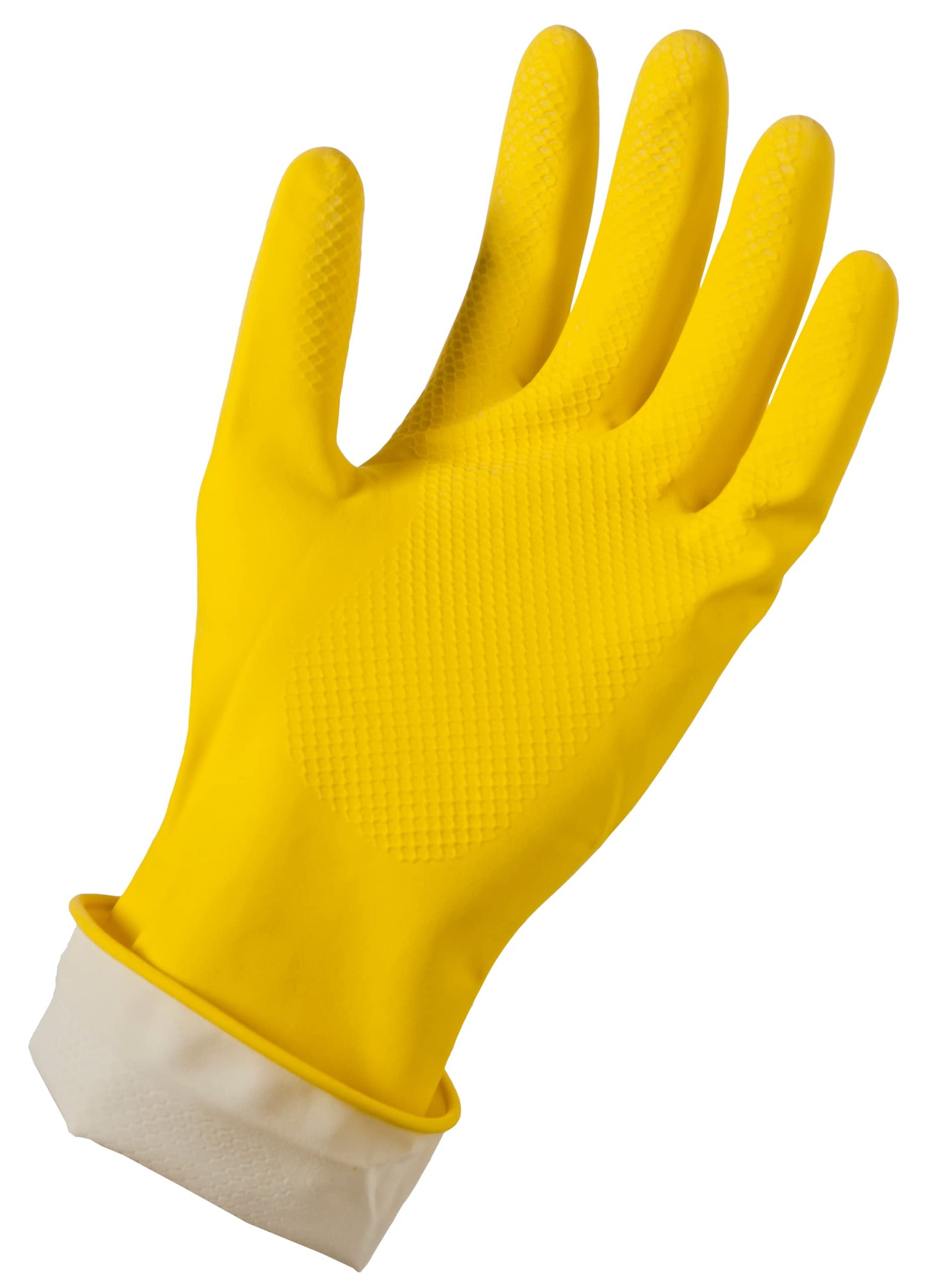 Soft Scrub Yellow Reusable Latex Household Glove X-Large (2 Pair)